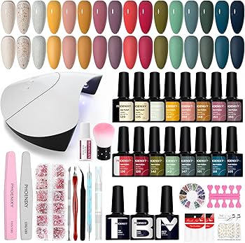 Amazon | ジェルネイルキット phoenixy 16カラー ジェルネイル Amazon | ジェルネイルキット phoenixy 16カラー ジェルネイル