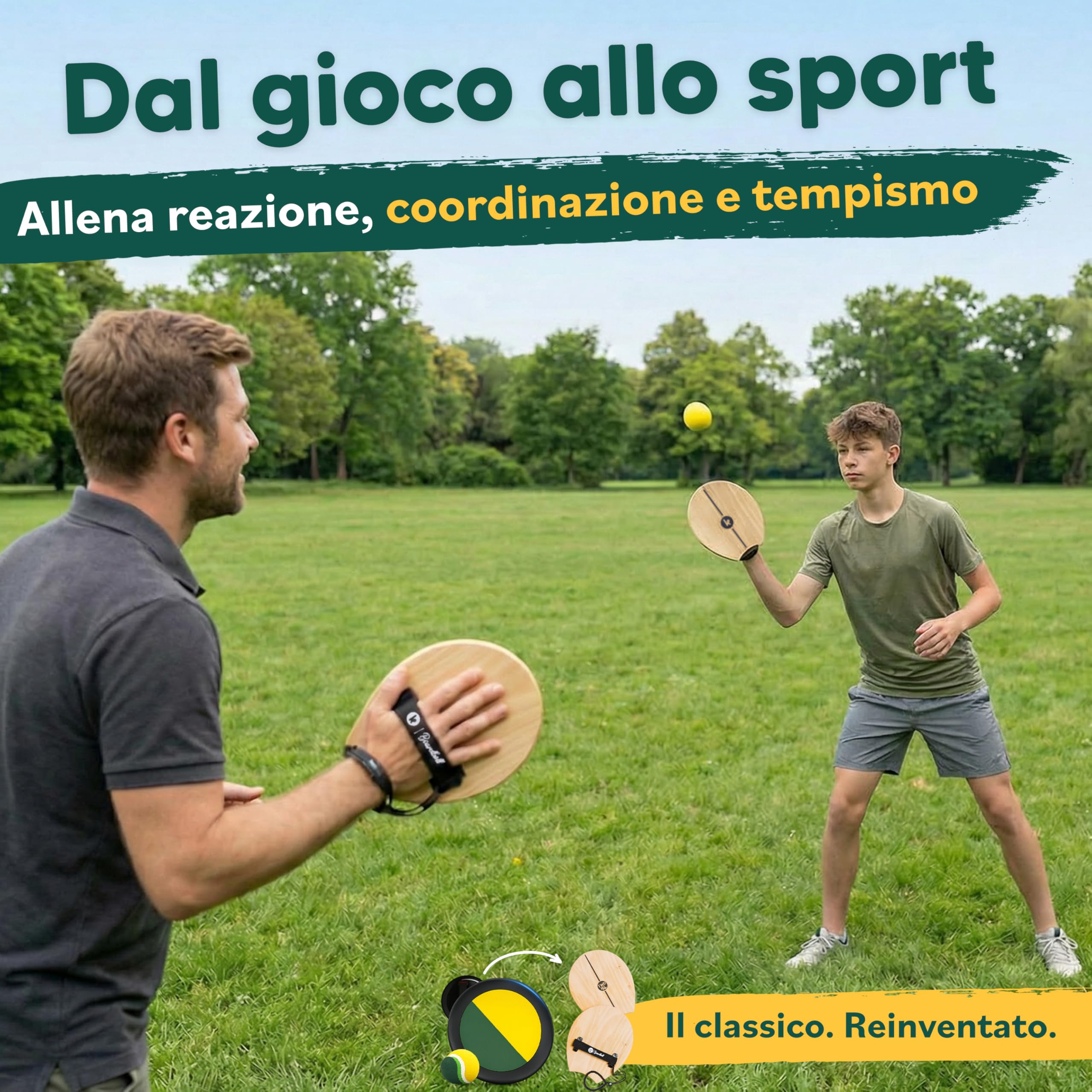 two46 Pallone da tavola | Gioco di palla in velcro è stato ieri –