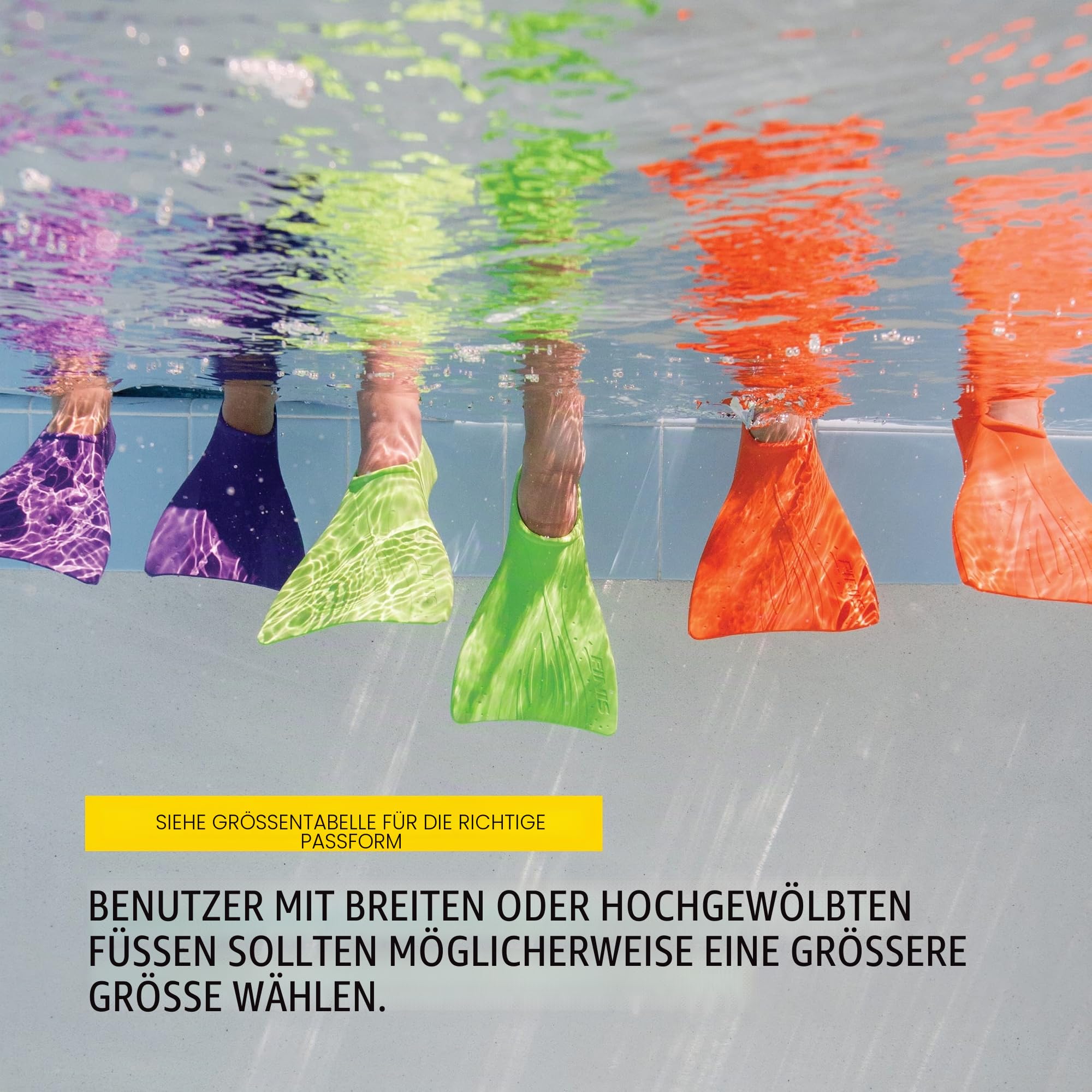 Finis Kinder Swim Fins Booster Swim Fin, Purple, 6-8, 1.05.081.00 | Techniktrainer mit offenem Zehen-Design, Komfortable Passform, Robuste Verarbeitung, Bequemer Sitz, Leichtes Design