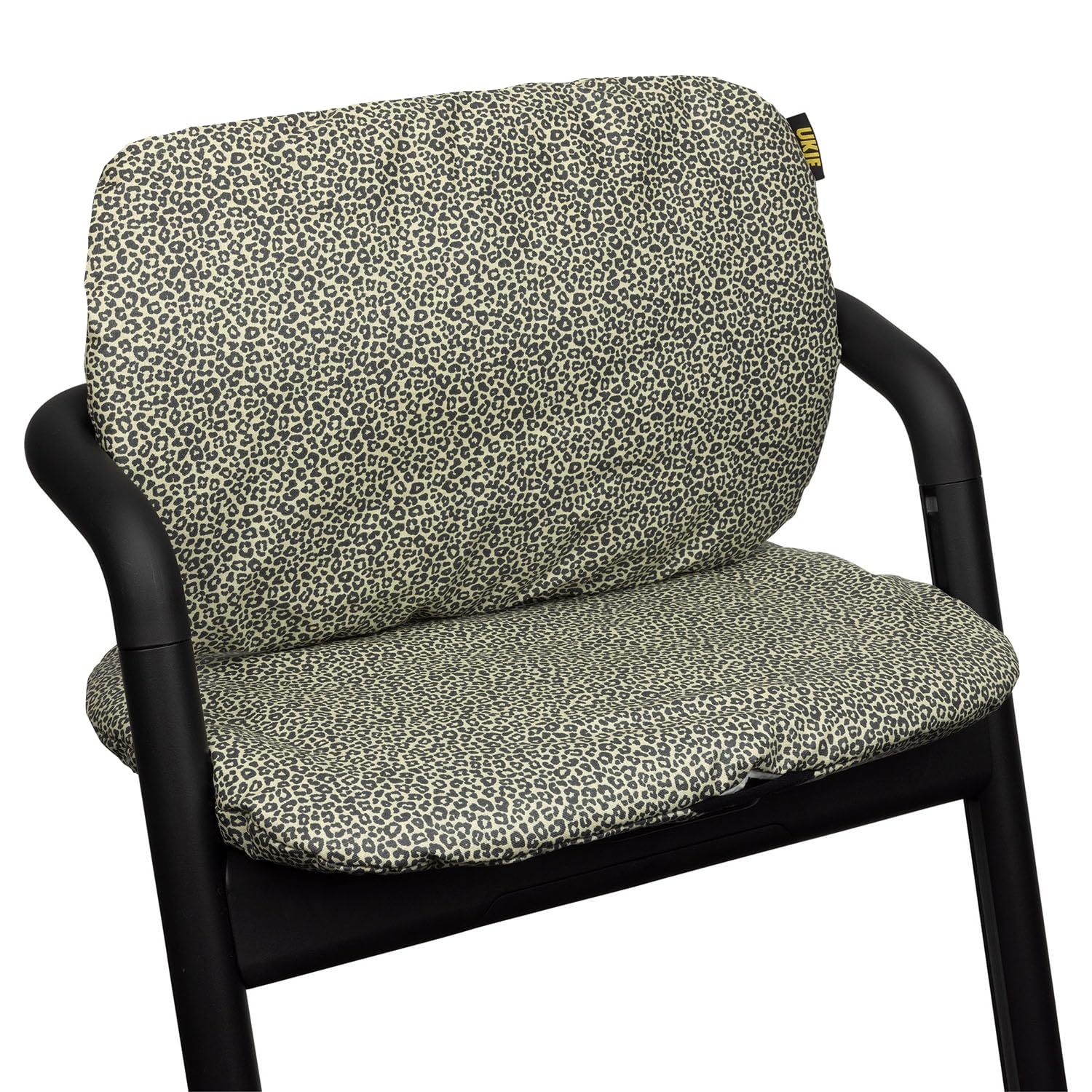 Cuscino 3 pezzi compatibile con seggiolone Lemo, set completo seduta, schienale e poggiatesta morbidi, traspiranti, facili da installare e lavabili, per pasto comodo bambino Sand Leopard Coated