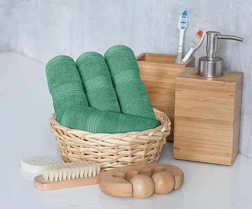 Vista 150 de Utopia Towels - Juego de toallas de 8 piezas, 2 toallas de baño, 2 toallas de mano y 4 para la cara, 100% algodón hilado en anillo, 600 GSM, Azul