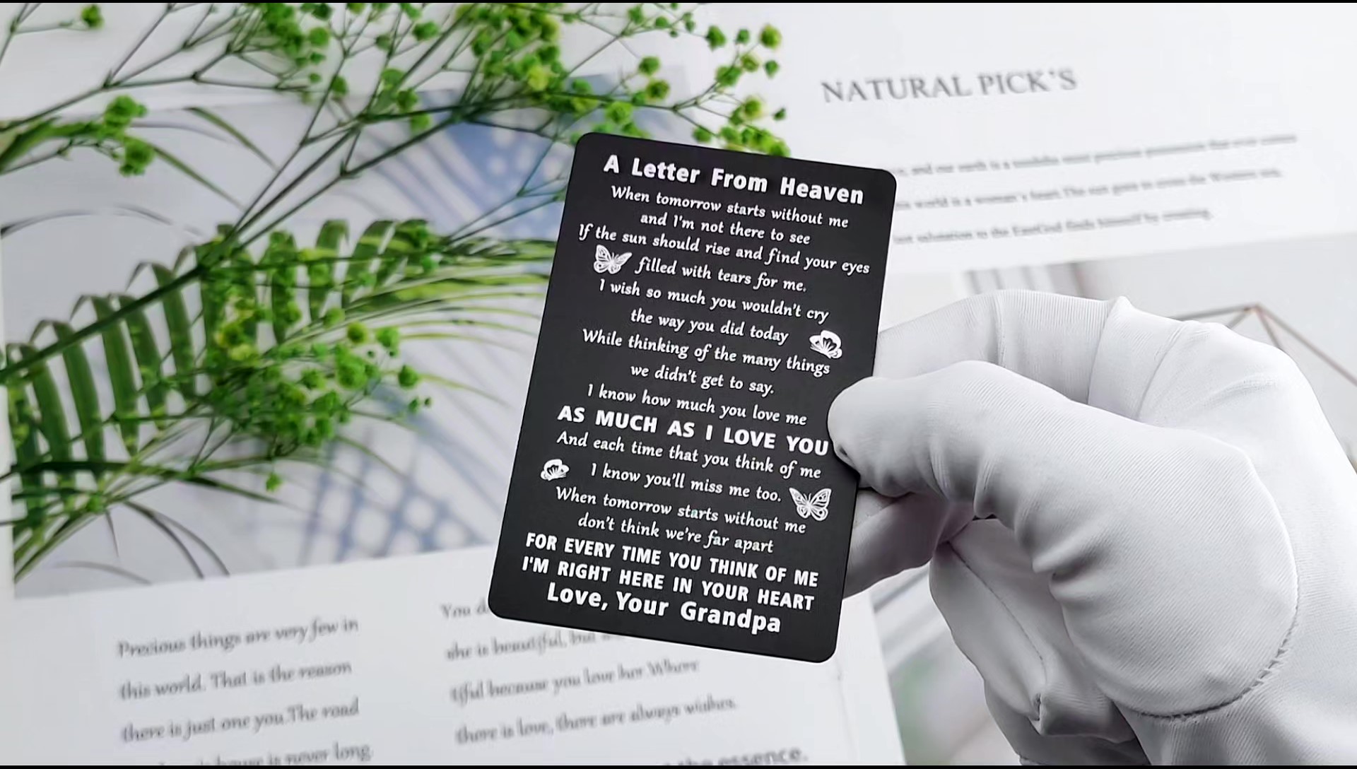 Amazon.com : ENGZHI Sympathy Card Memorial Gifts Loss of