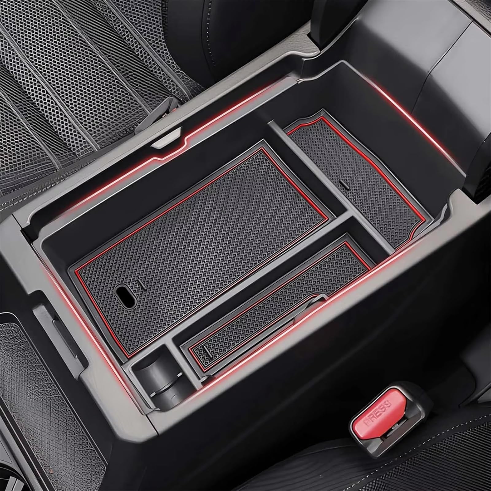 HNDZCYSMGS Boot Organiser Compatible With CR-V 2023-2026 Center Console Organizer Accessories Armrest Storage Box Secondary Insert Tray