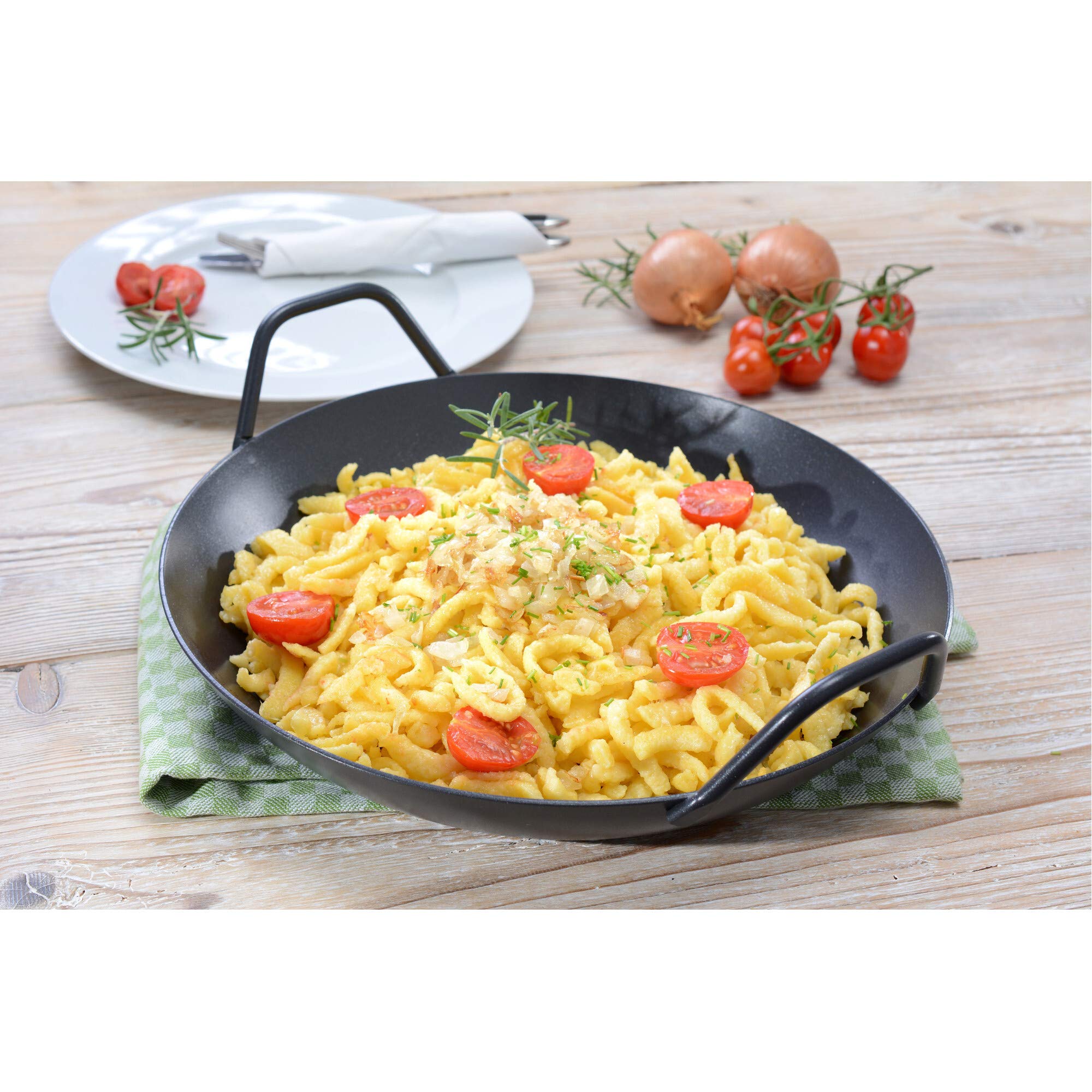 GRÄWE Servierpfanne aus Eisen mit Keramikbeschichtung 32 cm 'ECO PRO'