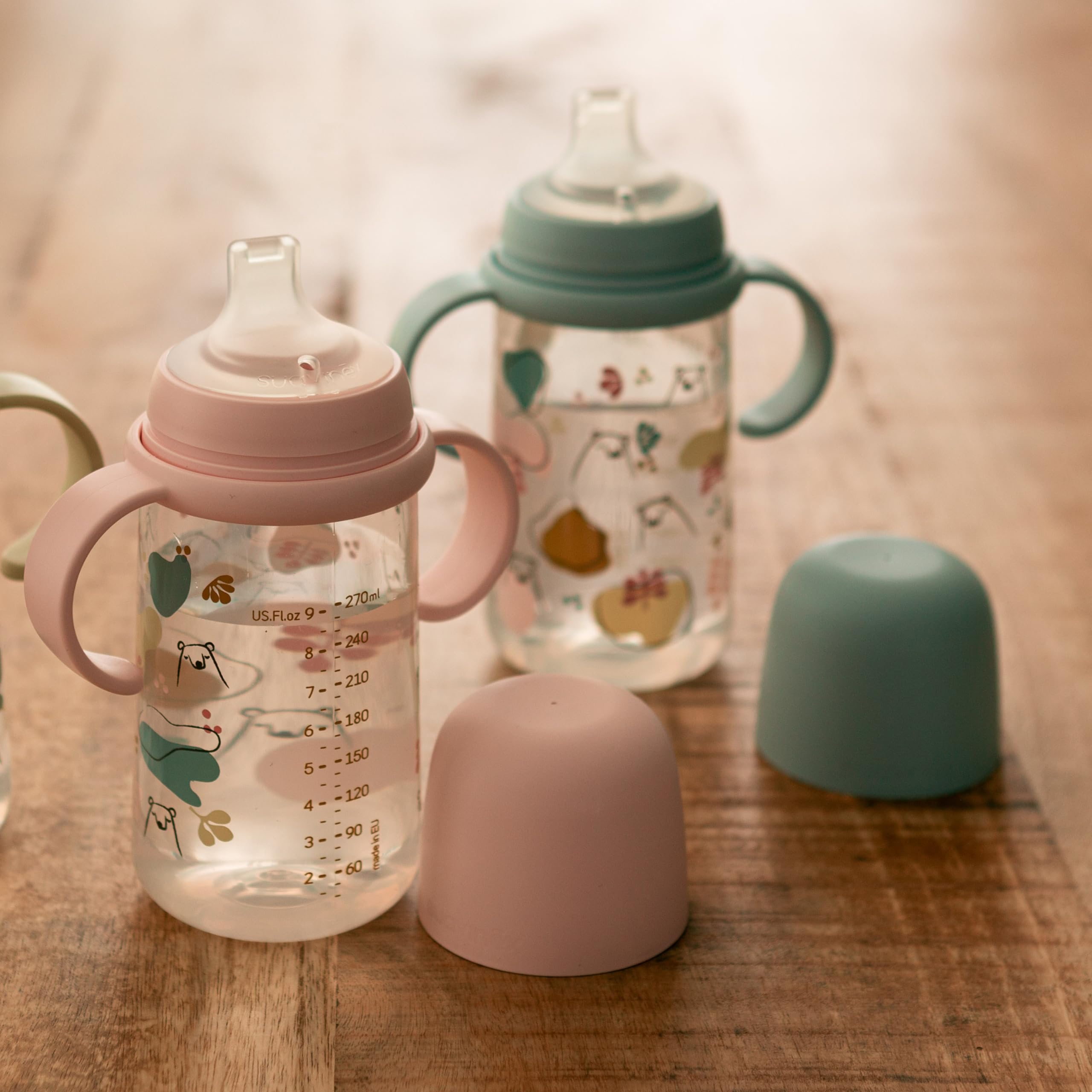Suavinex, Bec de Rechange pour Tasses et Verres d'Apprentissage, en Silicone Sablé, Doux et Souple, Anti-fuite, Tétine SX Pro avec Valve Anti-coliques, pour Bébés +6 mois