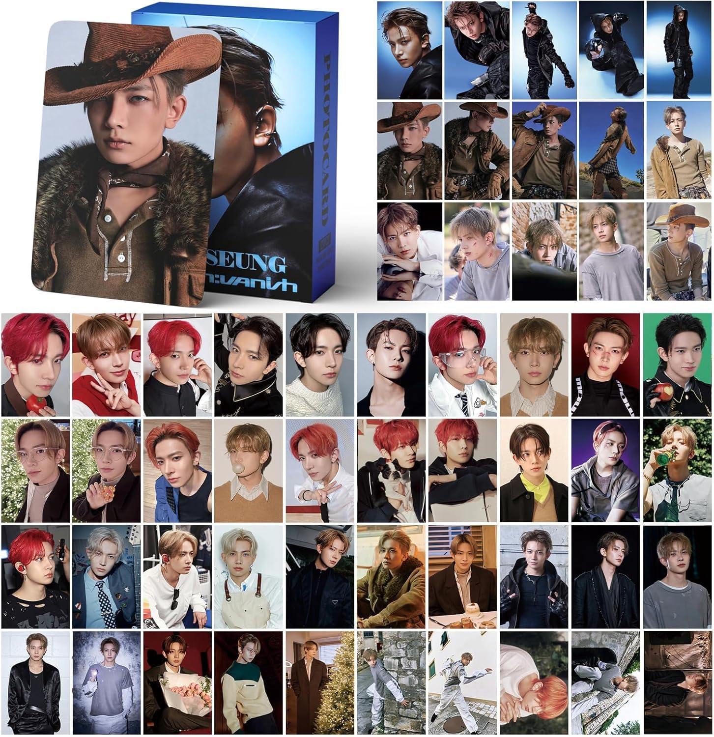 127 PCS Enhypen Photocards Collection, Sticker Set for Album