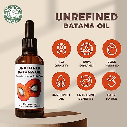 Miniatura 7 de Best Natures Aceite de batana para el crecimiento y reparación del cabello aceite de batana crudo de Honduras - 100% puro y natural - para un