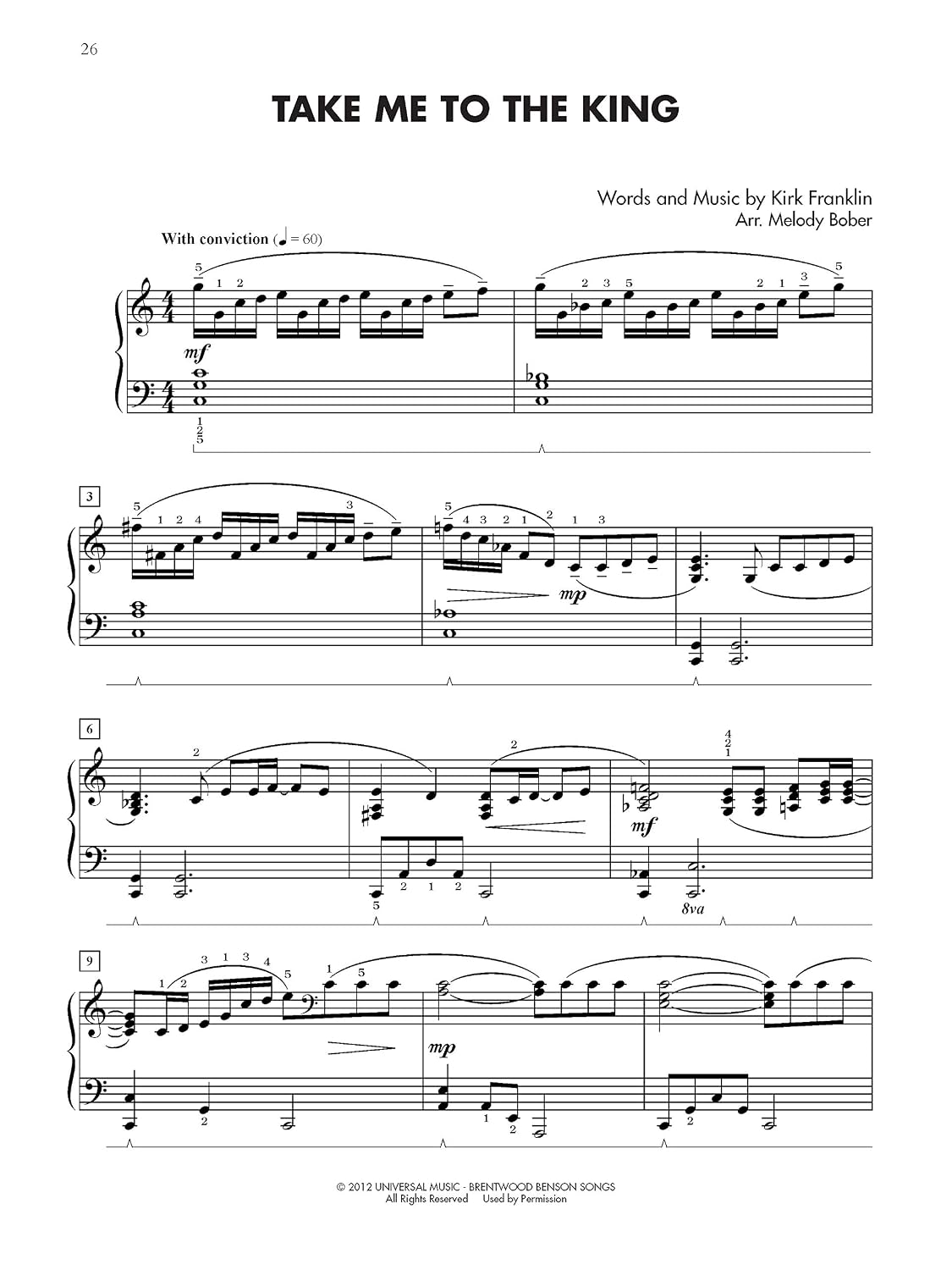 Christian Hits for Teens, Bk 3: 8 Graded Selections for Late Intermediate to Early Advanced Pianists image 4
