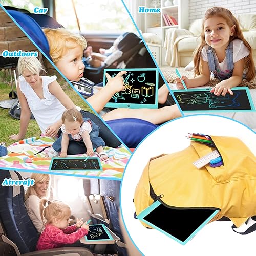 Miniatura 6 de Tableta de escritura LCD para niños de 15 pulgadas, juguetes de aprendizaje para dibujo, juguetes para niños de 3, 4, 5, 6, 7, 8 años, cumpleaños,