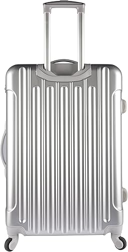 Vista 2 de Kensie Alma - Equipaje rígido con ruedas giratorias para mujer, Plateado), KN-67903-SV