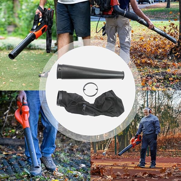 Compact Battery Blower, Portable Leaf Air Booster, Cordless Lawn Tool with Turbo Feature, Garden Yard Blower Kit, Driveway Patio Accessory with Lightweight Design, Lawn Upkeep for Home Outdoor Use - 5