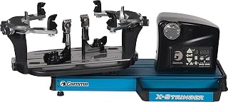 GAMMA Sports Stringing Machines, X-ELS 6PT, X Series Tennis Stringing Machine, 360 Degree Roundtable, Secure, Racquetball, Badminton Stringing, Squash, Stringing Tools Included