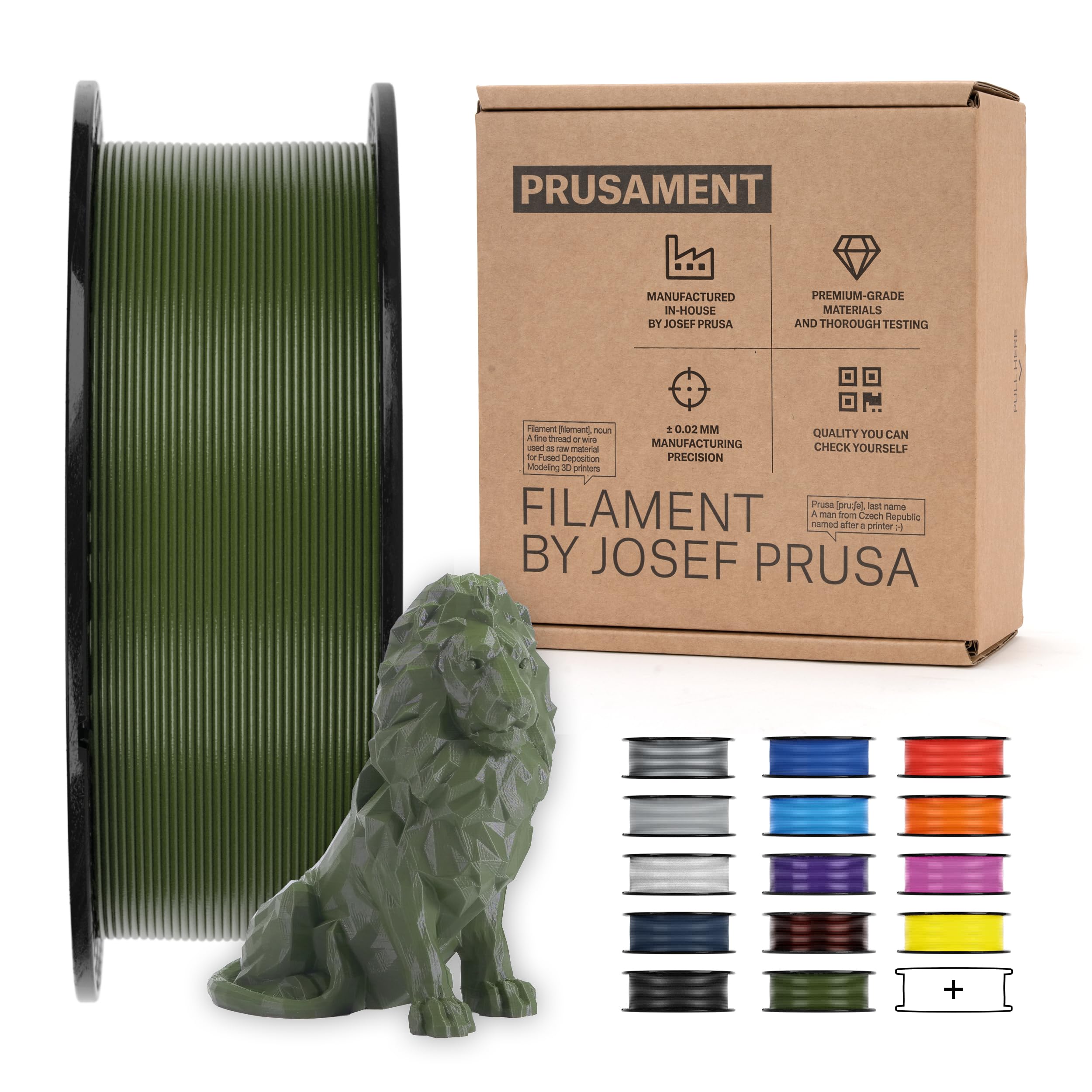 Amazon.co.jp: Prusament PLA (Army Green) : 産業・研究開発用品