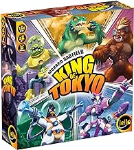 IELLO: King of Tokyo, Nueva Edición, Juego de Estrategia de Mesa, Pingüino Espacial Incluido en la Caja, Para 2 a 6 Jugadores, Tiempo de Juego de 30 Minutos, Para Edades de 8 y Más