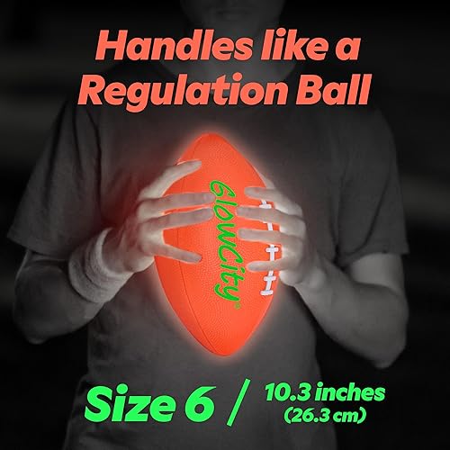 Miniatura 2 de Balón de fútbol tamaño oficial con LED que se enciende prende mucho mejor que las que resplandece en la oscuridad