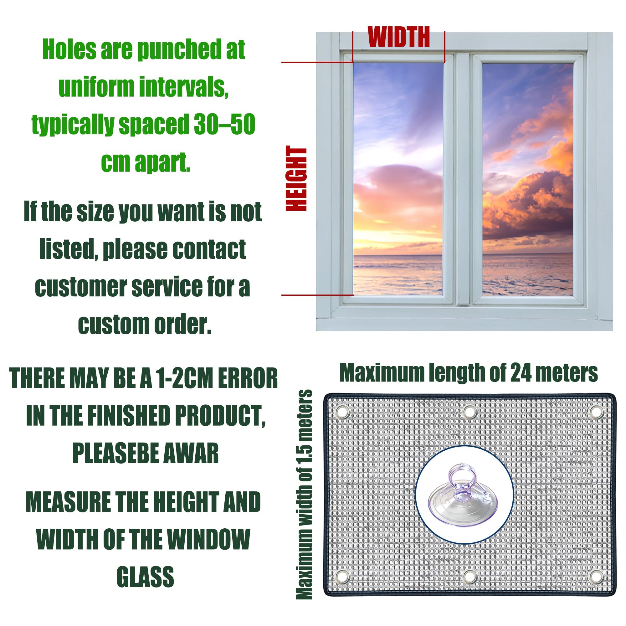 Wärmeisolierung Aluminisierte Isolierfolie 78 x 140 cm Blickdicht Sichtschutz Wärmeisolierung Ohne Bohren für Dachfenster Heimbüro Wohnmobil, Silber