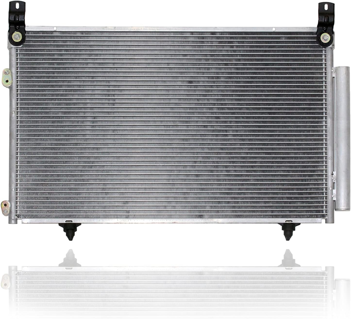 A/C Condenser - Pacific Best Inc. Compatible/Replacement for 3053 01-07 Toyota Highlander - With Receiver & Dryer, Brackets