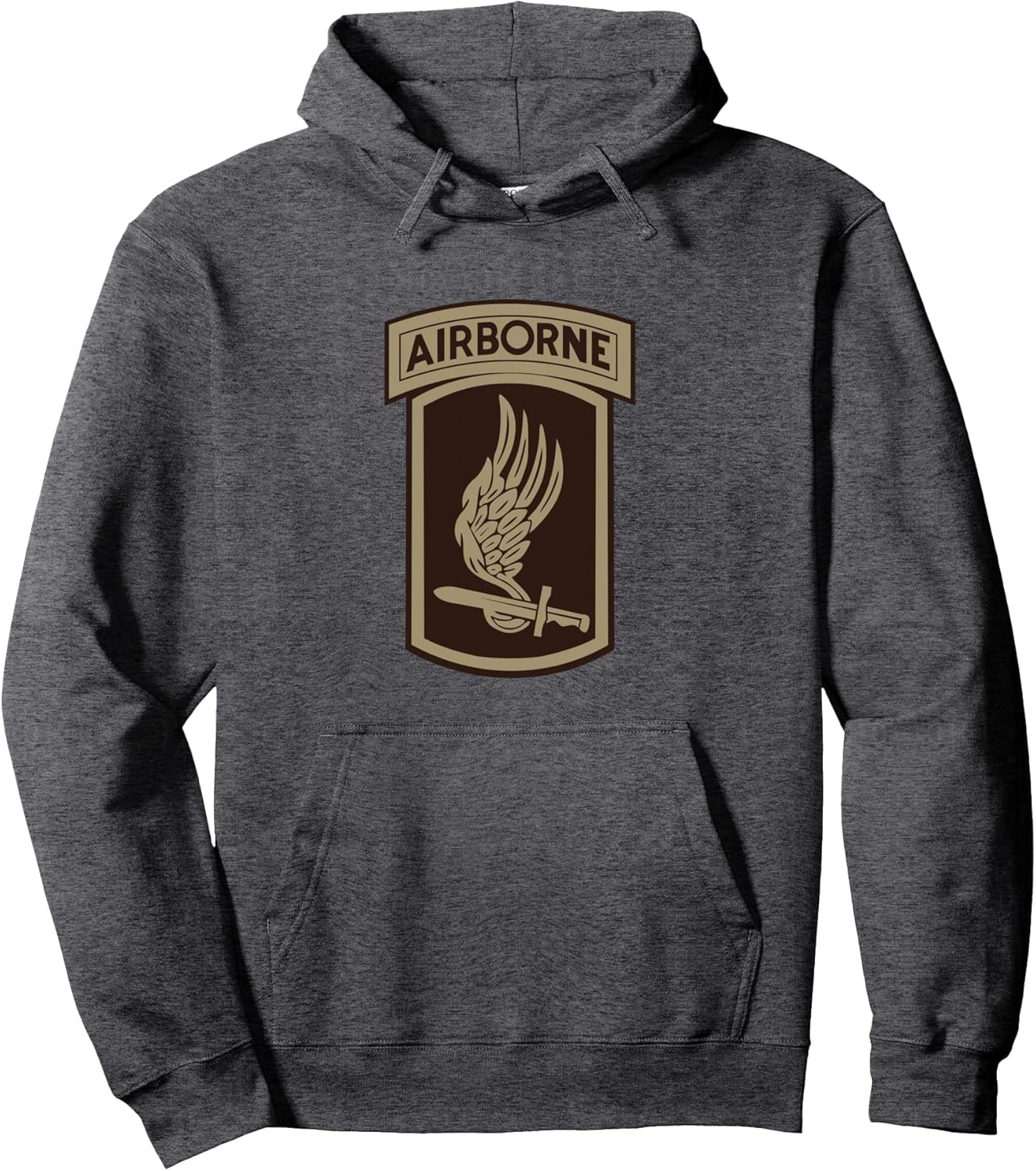 173rd Airborne Patch (desert subdued) Pullover Hoodie