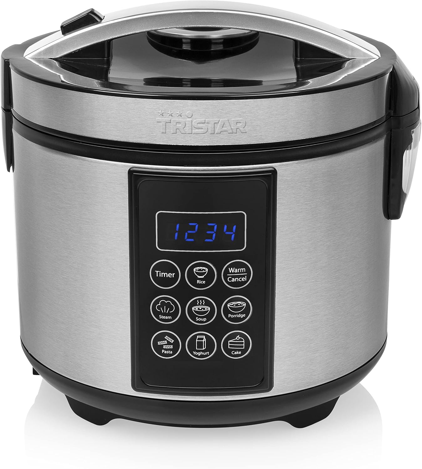 Tristar RK6132 Rice Cooker 500 Stainless Steel 1.5 Litres Silver