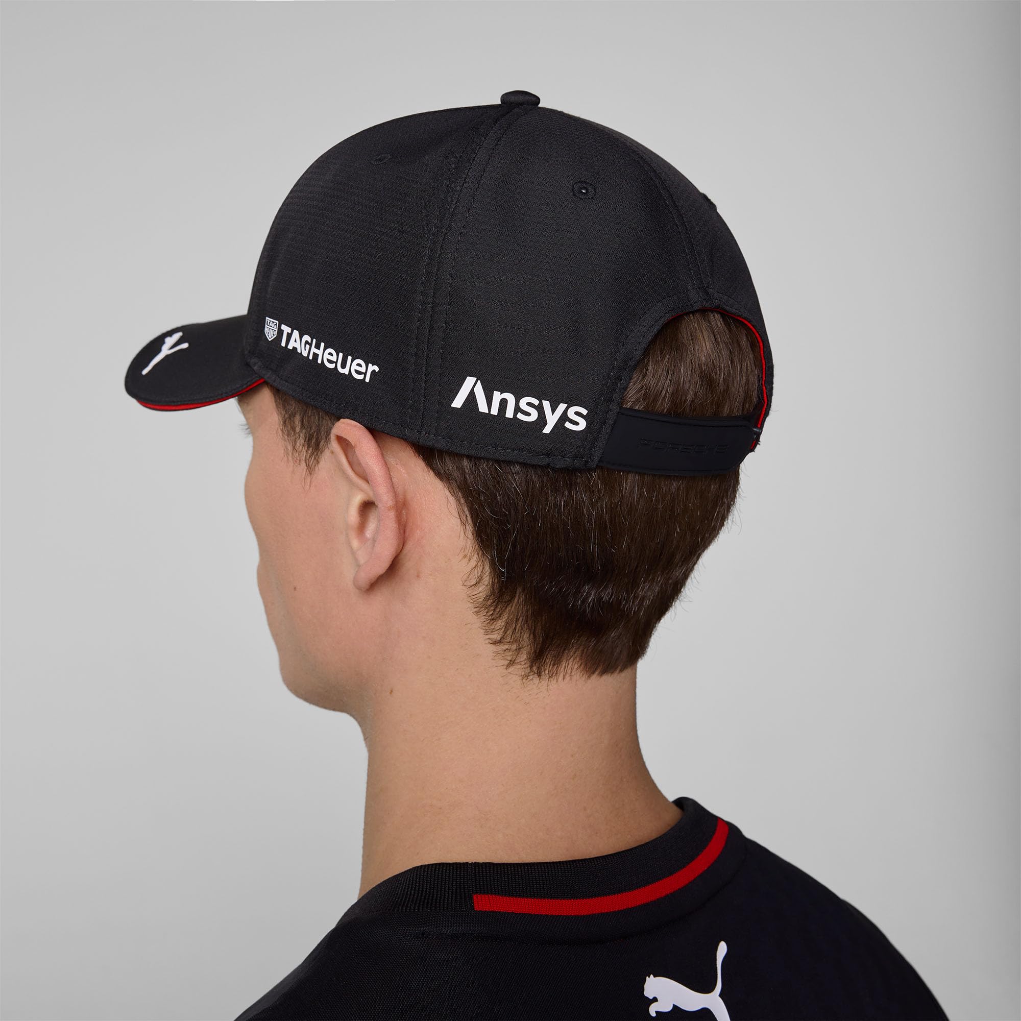 PUMA Porsche Motorsport Casquette d'équipe visière incurvée Logos Sponsors