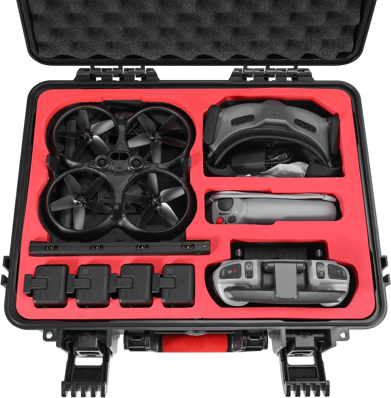 Skyreat Avata Case for DJI Avata Pro-View Combo(DJI Goggles 2) with FPV Controller, Waterpoof Hard Carrying Bag for DJI Avata Mini FPV Drone Accessories