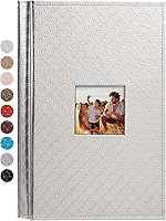 Vista 33 de Mublalbum Álbum de Fotos Pequeño 4x6 300 Fotos Cubierta de Cuero Libro de Fotos con Bolsillos Horizontales para Bebé Boda Aniversario y Familia Azul