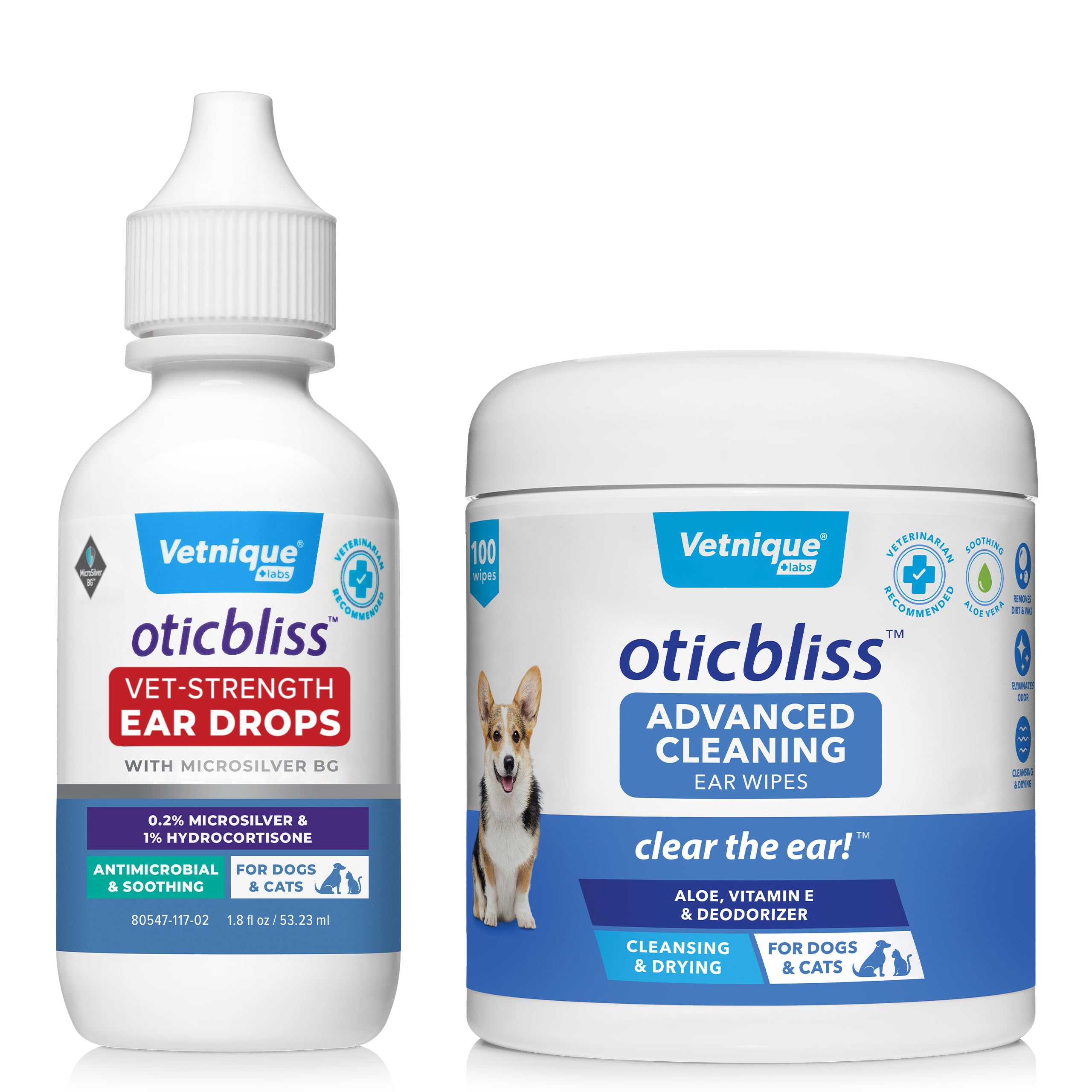 Cat Ear Mite Treatment Vetnique Labs Oticbliss Medicated Ear Drops