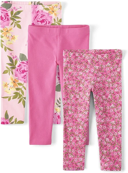 The Children's Place Baby-Girls and Toddler Leggings 3-Pack