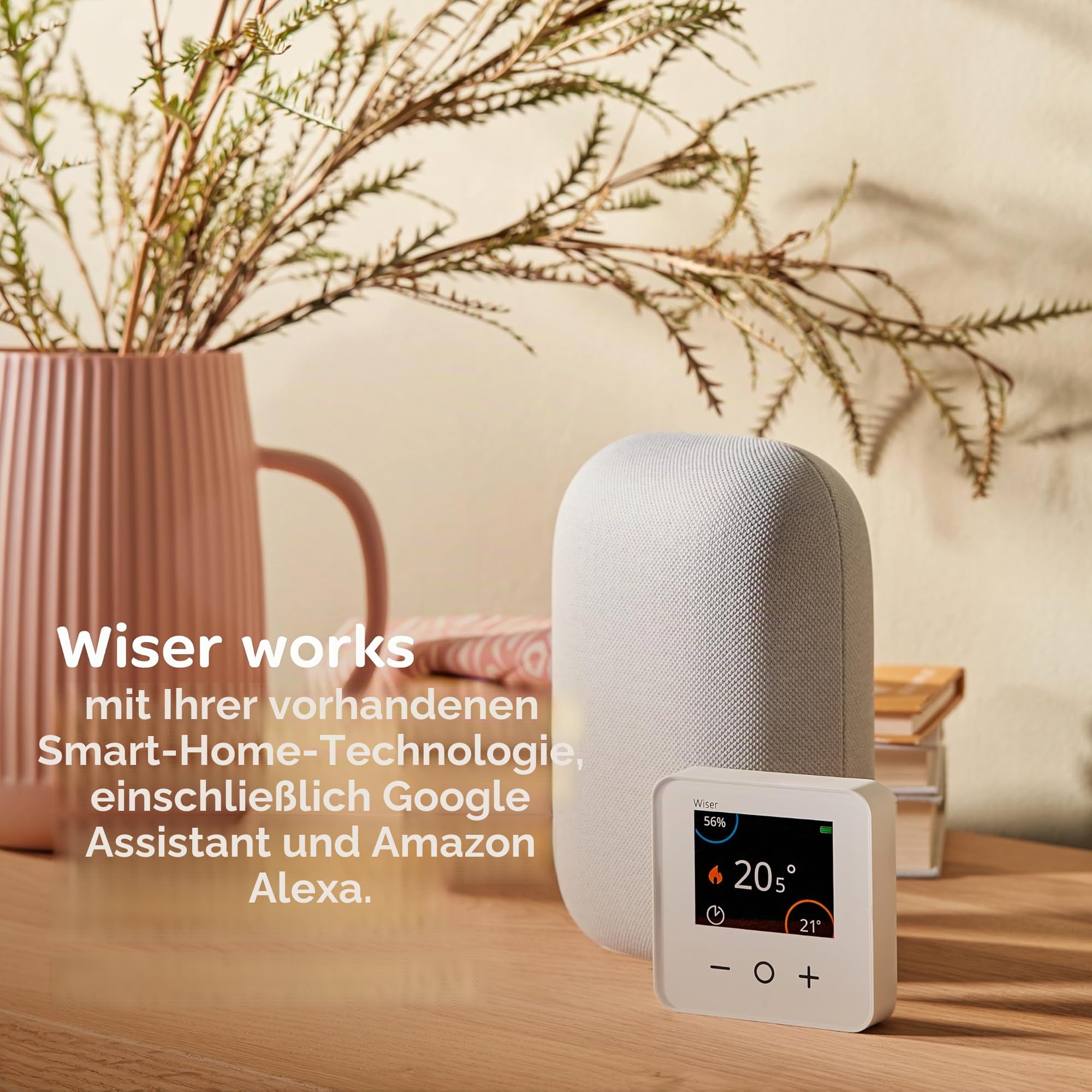 Drayton Wiser Smart-Thermostat, nur Heizung, funktioniert mit Amazon Alexa, Google Home und IFTTT