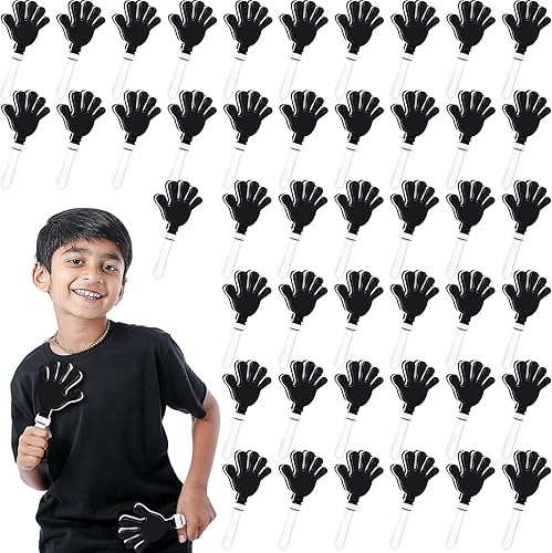 48 piezas de pinzas de mano a granel de 7.5 x 3.5 pulgadas, para hacer ruido, regalos de fiesta, aplaudiendo ruido, para cumpleaños, premios de