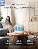 Humidificador Dreo para dormitorio, llenado superior de 4L para habitación grande, 36 horas, 28 dB, niebla fría supersilenciosa, para guardería, plantas, interior, luz nocturna, fácil de limpiar y llenar, blanco 2