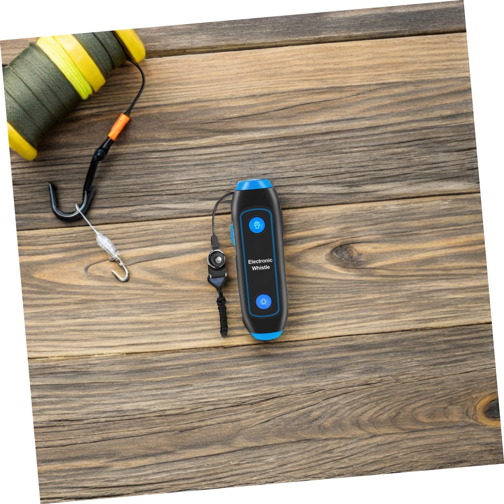 Alasum Sifflet Électronique De Football Bleu avec Sos Lumineux Et Lampe Torche, Sifflet Électrique Portable pour Entraîneurs Et Arbitres, avec Cordon, pour Sports, Sécurité Extérieure Et Secours