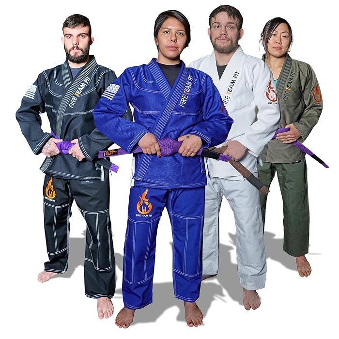 Buy Fire Team Fit BJJ Gi, Jiu Jitsu Gi, Mens and Womens Kimono