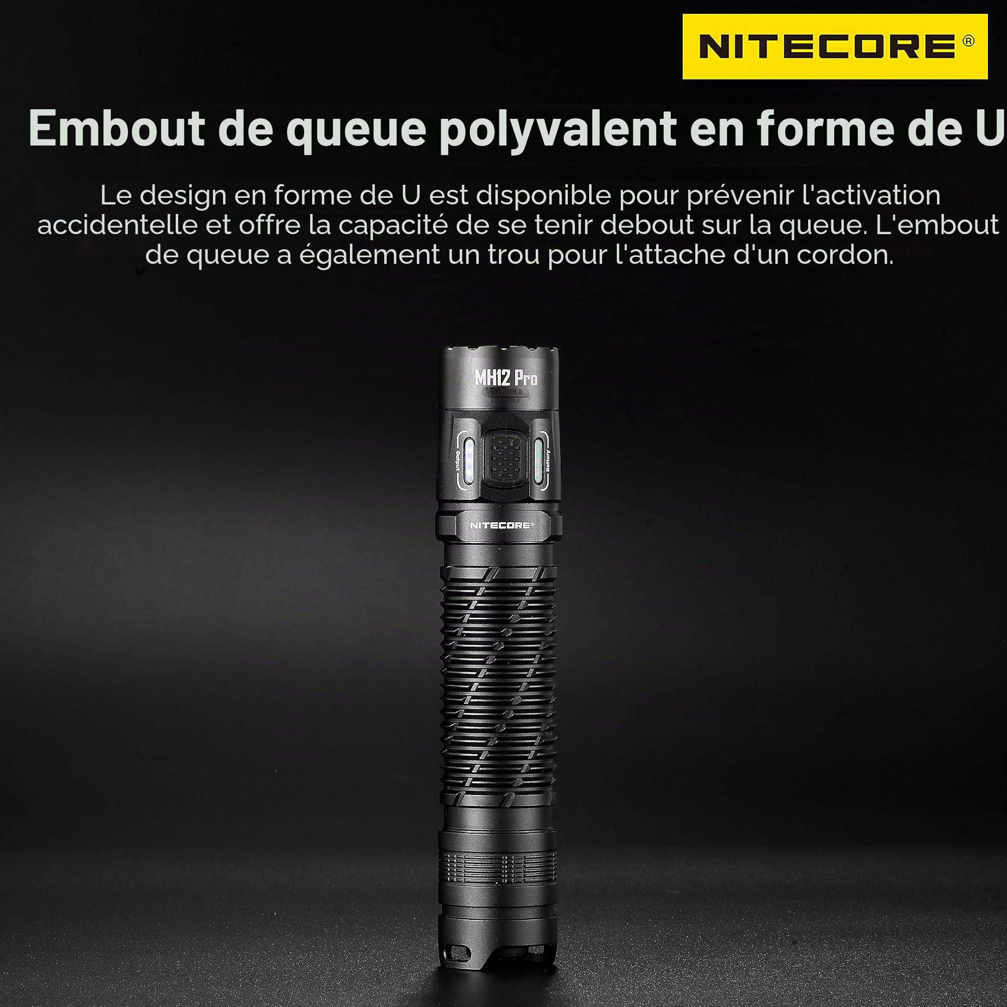 Nitecore MH12 Pro 3300 Lumen Performances supérieures USB-C rechargeable lampe de poche compacte