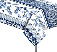 Vista 62 de CC HOME 1 Pack Train Plastic Tablecloth 54 x 87 Inch Long Rectangular Table Cover for Buffet,Birthday Party Holiday Dinner,Picnic or Tablecloth for