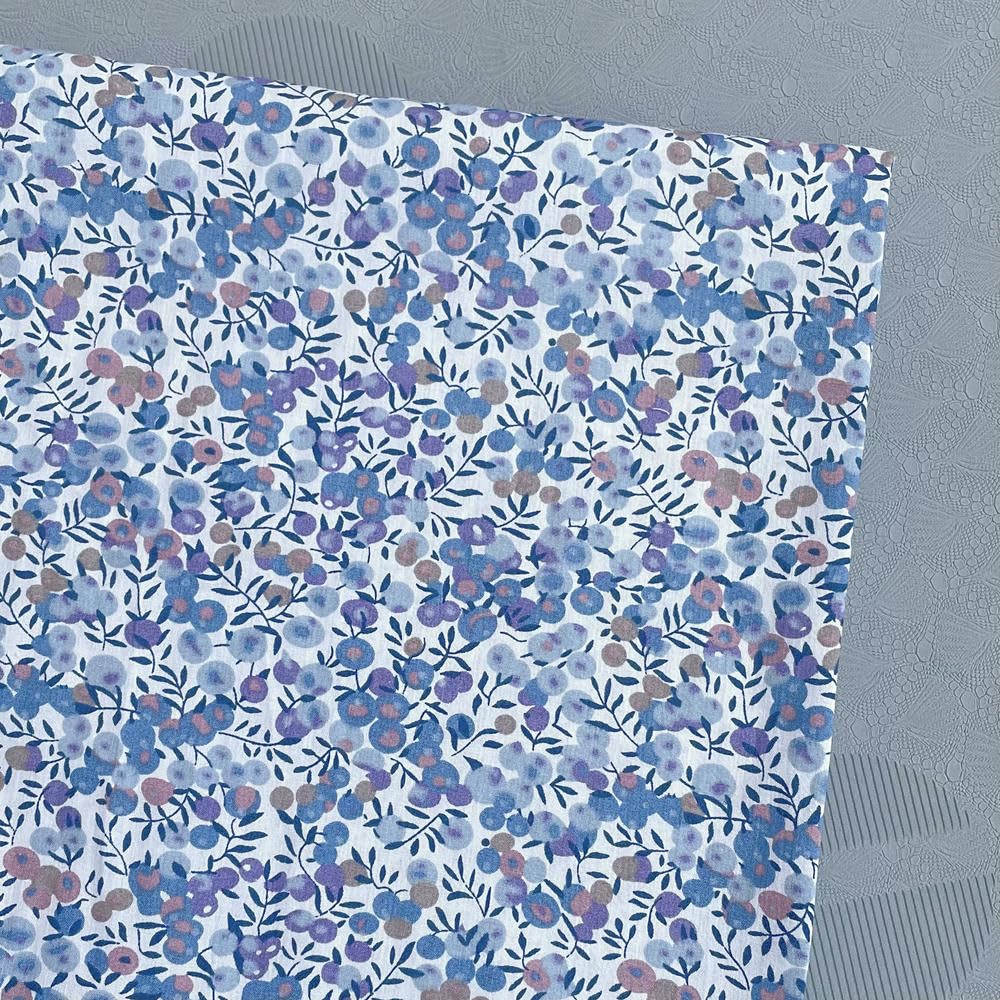 Tissu Liberty haut de gamme en popeline de coton 40S à impression numérique pour couture
