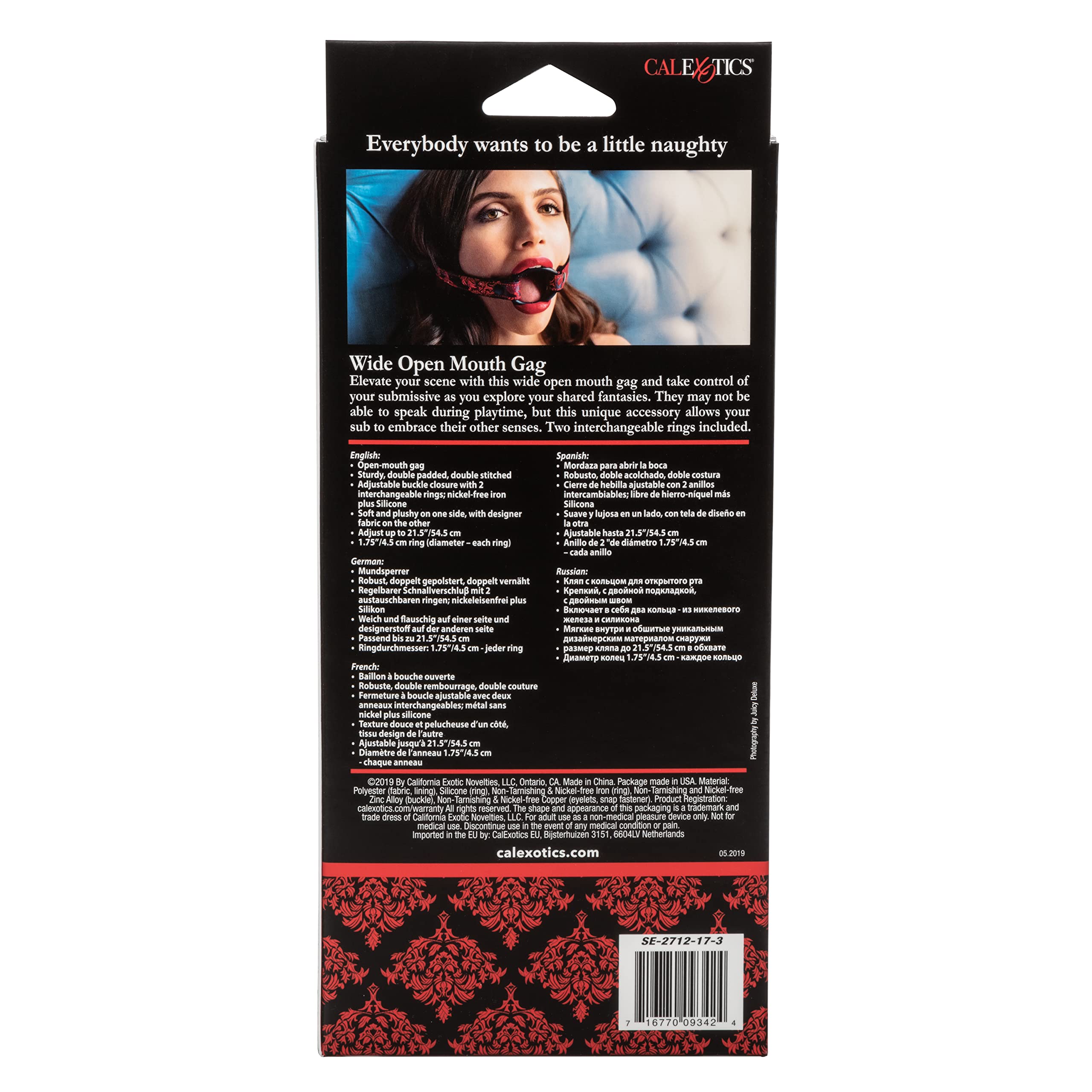 CalExotics Scandal Wide Open Mouth Gag Coffret