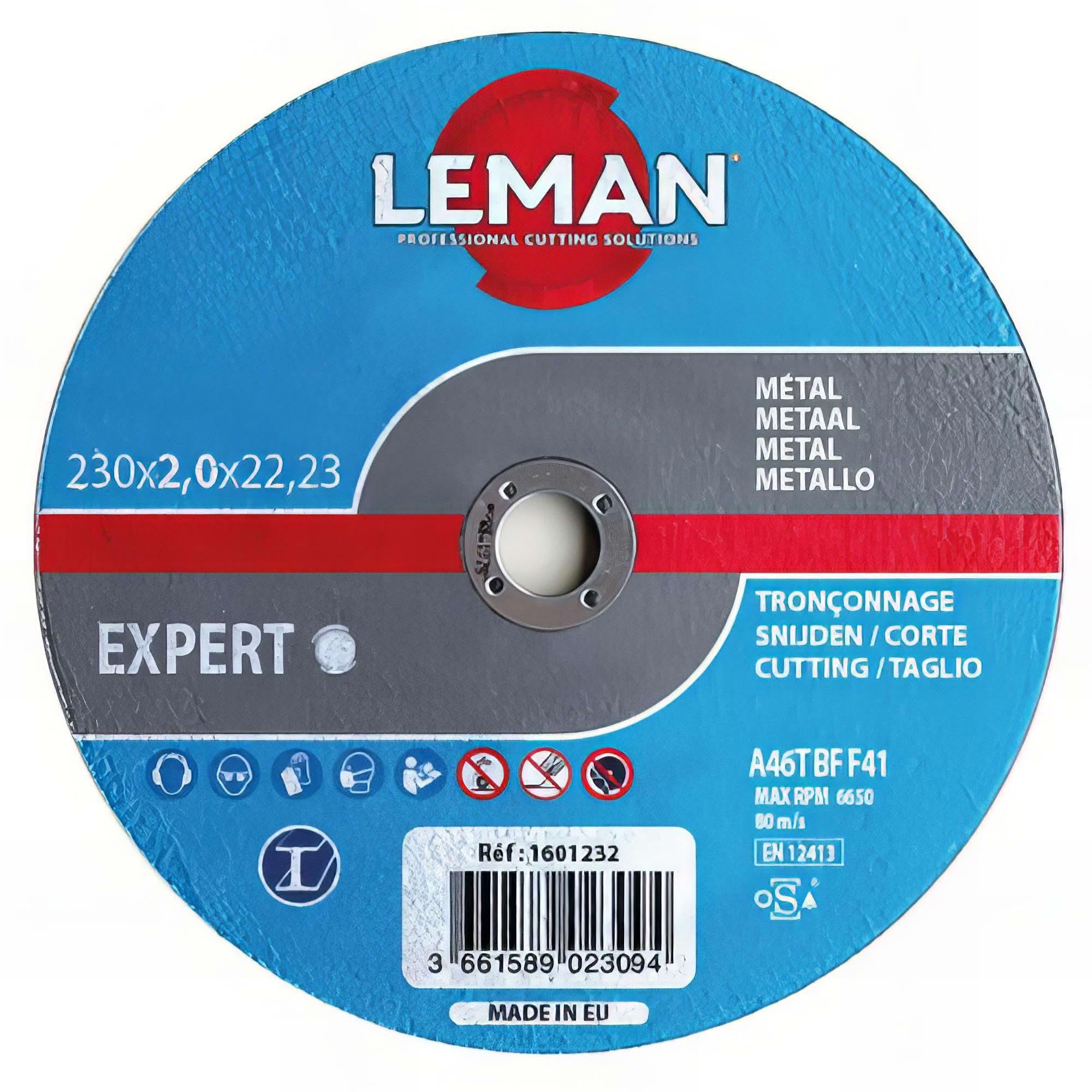 leman disque tronconnage metal mp - taille - 230 x 2.0 x 22.23
