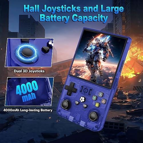 Miniatura 4 de R36MAX 2025 - Consola de juegos portátil retro, pantalla IPS 4K HD de 4.0 pulgadas, sistema Linux de código abierto, más de 18000 juegos