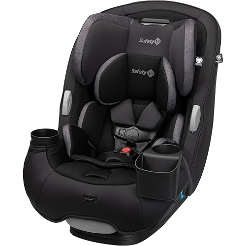 Safety 1st Crosstown DLX All-in-One Convertible Car Seat, Black