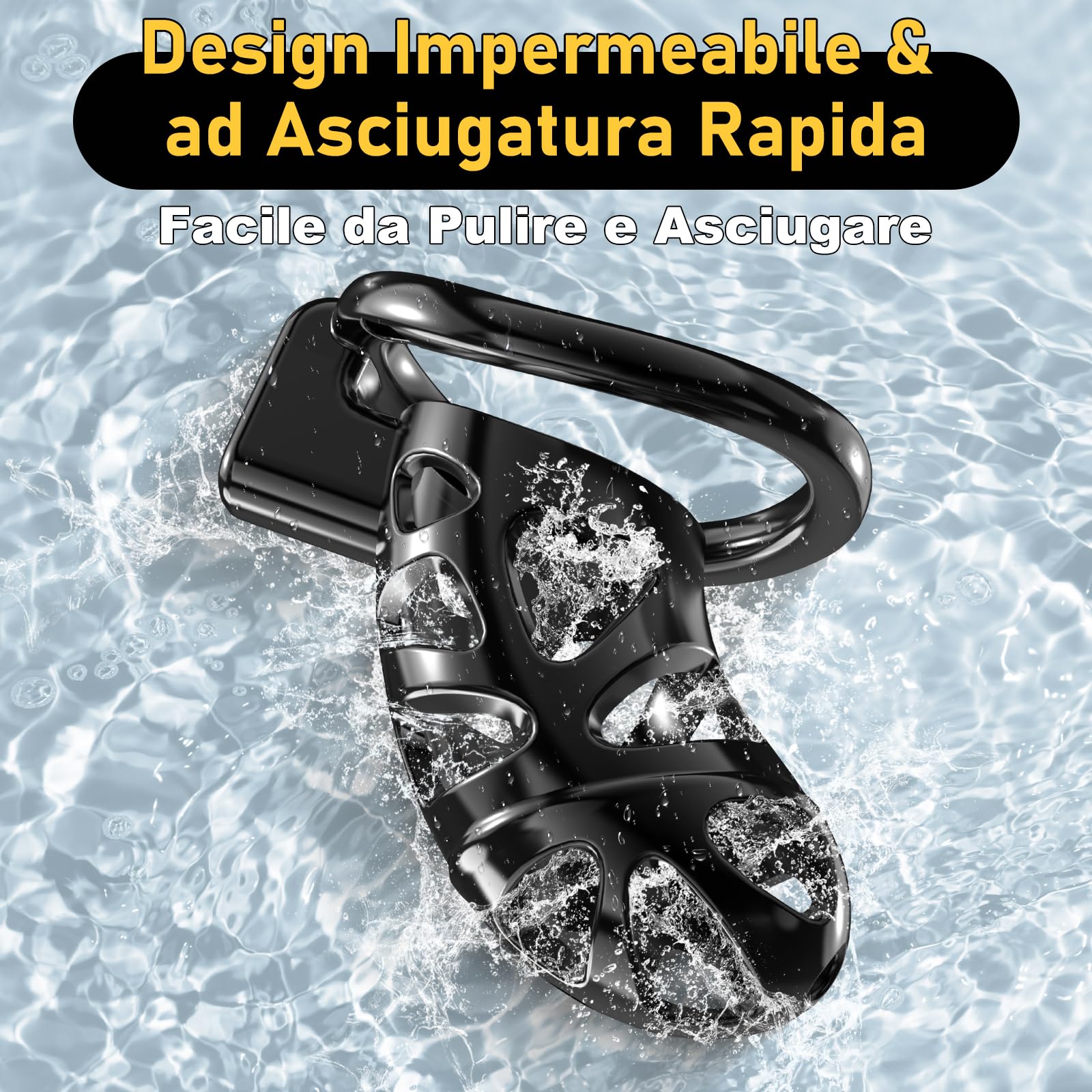 Gabbie per Pene Gethorny Aggiornate - Gabbia per Galli Leggere Dispositivi di Castità Maschile con 3 Anelli per il Pene Rimovibili per Prevenire L'erezione Bondage con Cintura di Castità Sex Toys Uomo