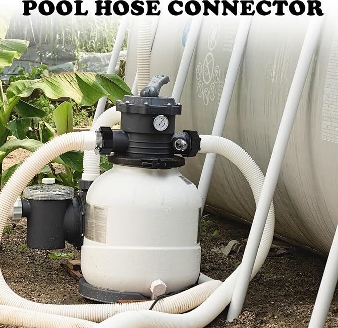 Adaptadores para manguera de piscina pack 4 miniatura 6