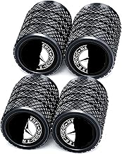 Tyre Valve Dust Cap Cover for Merce-des Benz A C E S Class Series GLK GLC GLE CLS SLK CLA GLA AMG Series Belt O-Ring Seal Corrosion Resistant,Tyre Valve Stem Air Cap 4 Pack Black…