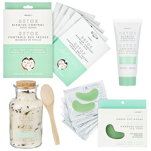 Jean Pierre Kit de desintoxicación de belleza cosmética kit de desintoxicación de la piel kit de belleza regalo de spa kit de spa para mujeres juego