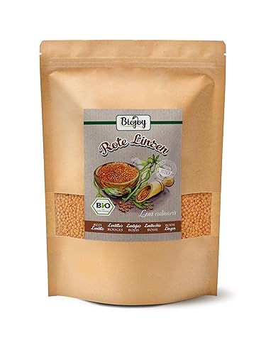 Biojoy BIO-Linsen rot (1,5 kg), getrocknet und ganz, ohne Zusätze