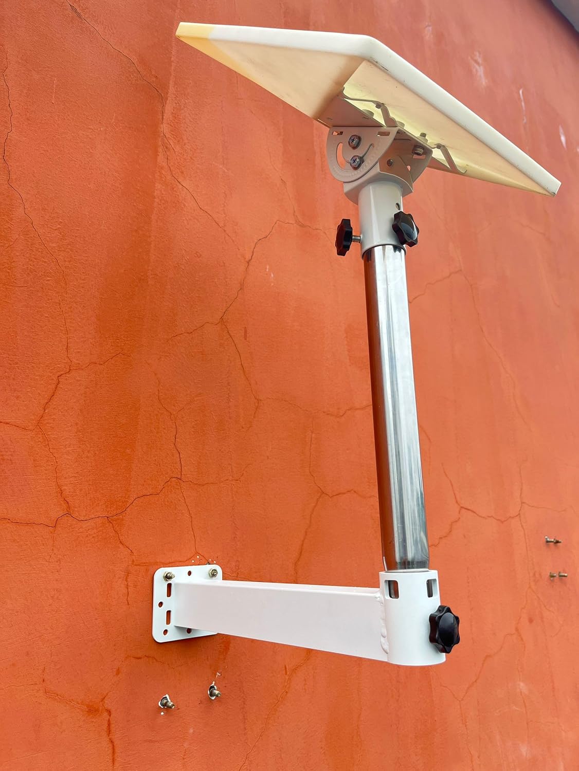 Stalink V2 Wall Mount, Rust-Resistant Aluminum Alloy, Mounting Kit, Star Link Short Wall Mount, Compatible with Gen 2 Standard and High-Performance Dishes