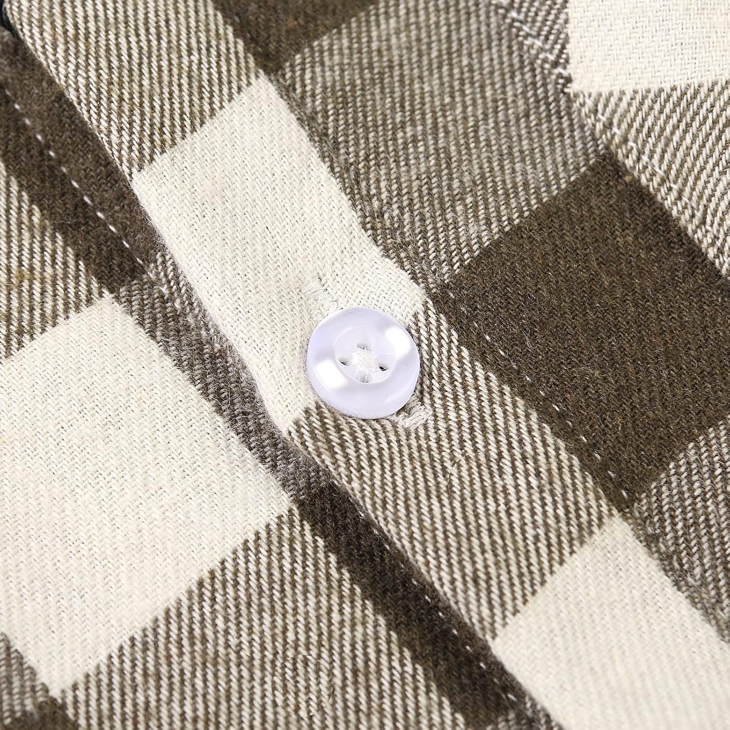 OCHENTA Boys Lined Flannel Shirt Plaid Shacket Long Sleeve Warm Top Jacket - Image 2