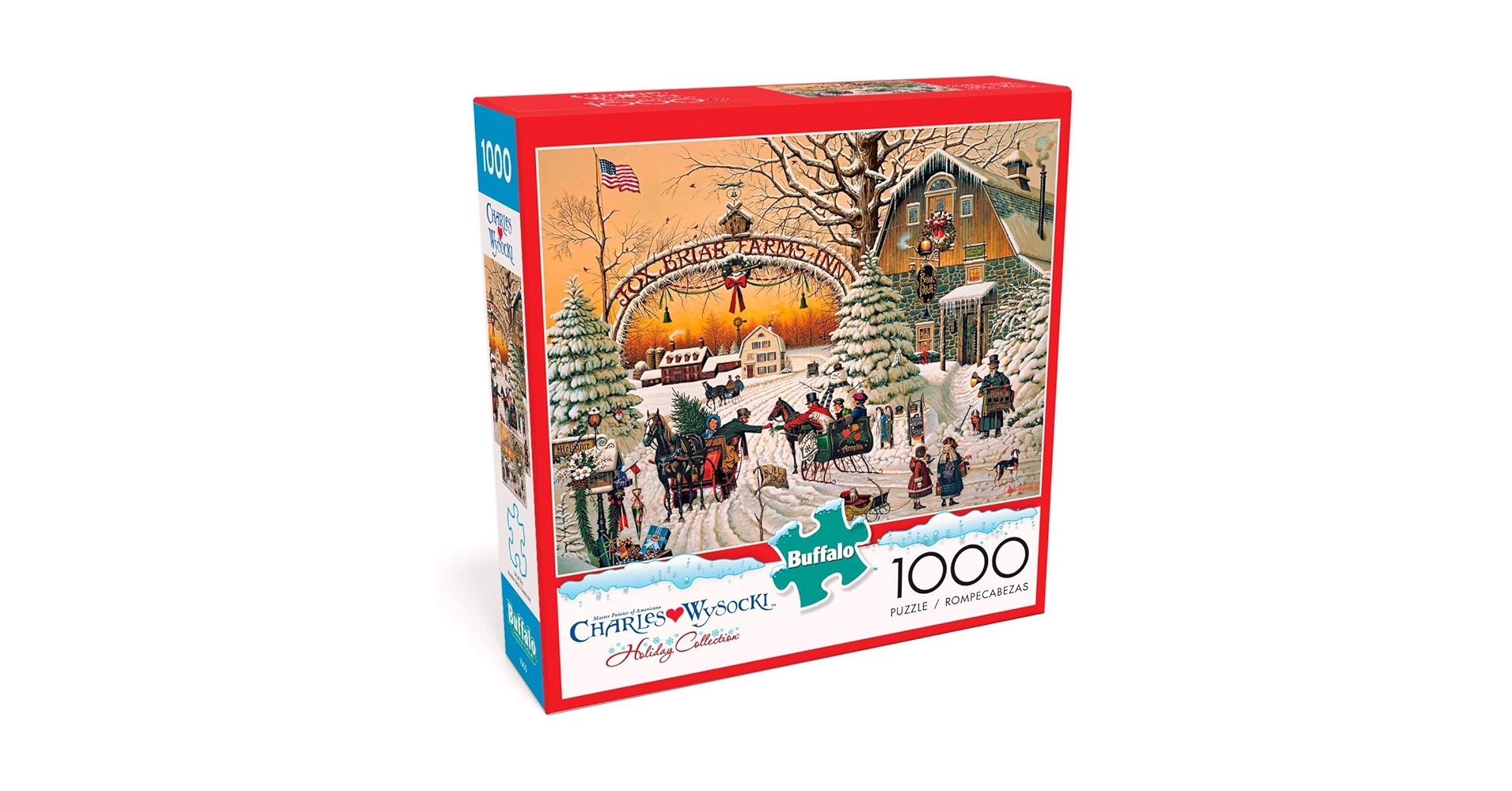 チャールズワイソッキー Charles Wysocki クリスマス Amazon.com: Buffalo Games - Charles Wysocki - Holiday Small