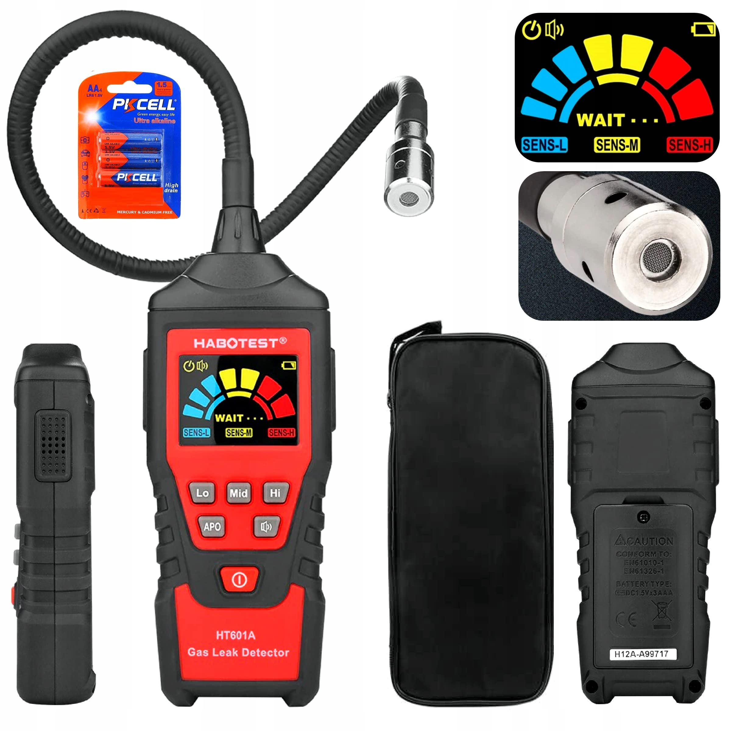 Habotest HT601A Detecteur de fuite GAZ Detecteur de fuite à ultradźwięki