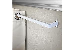 Rod Desyne Lockseam Curtain Rod Bracket with 2" Clearance, 48"-84"